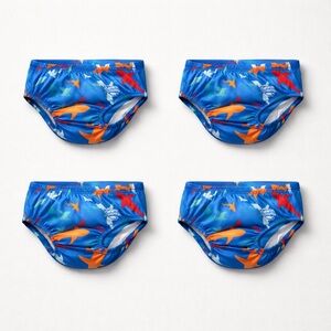 Swim ways Swim Diaper Set of 4 Size 12 Months 18-22 Pounds Swim Diapers